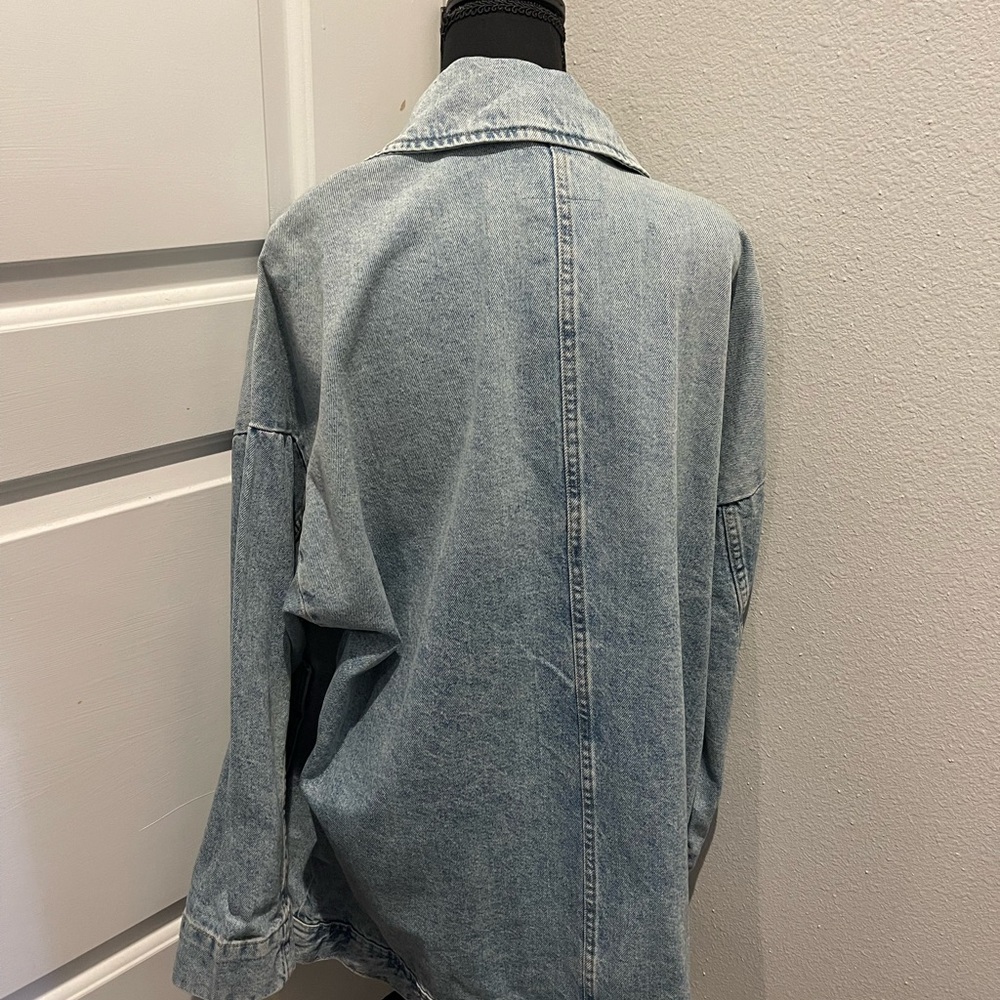 We The Free Blue Jean Jacket - Picture 6 of 8
